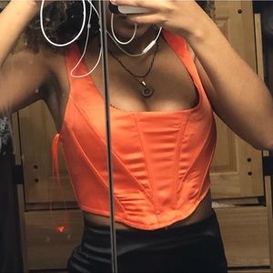 NEW ORANGE PLT CORSET